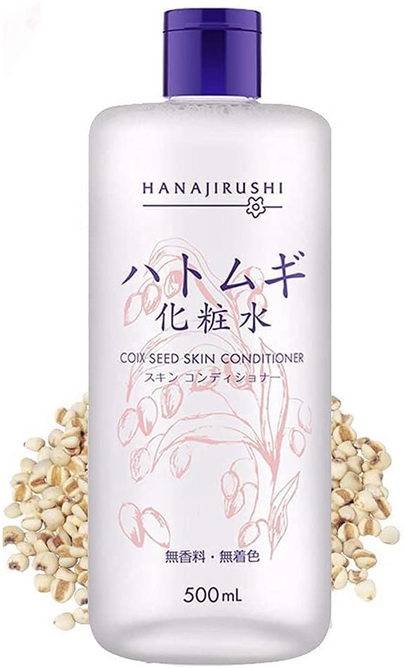 花印　ハトムギ化粧水500ml　さっぱりタイプ　無香料　顔・ボディ用　大容量化粧水　透明肌