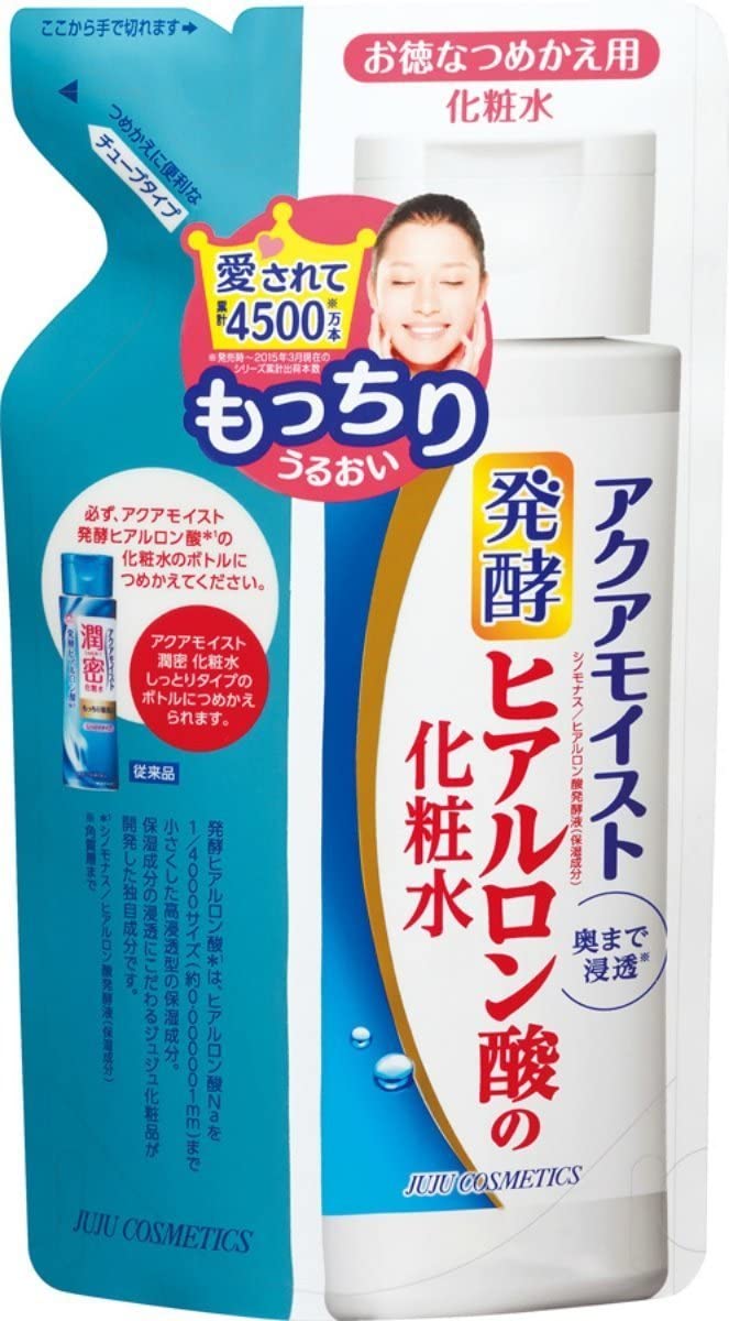 アクアモイスト 発酵ヒアルロン酸の化粧水(詰め替え用) もっちりぷるぷる 160ml