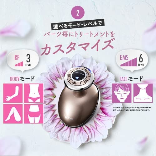 キャビスパRFコア EX ボディ用美容機器 キャビテーション EMS ラジオ波 シャンパンブロンズ HRF-18T