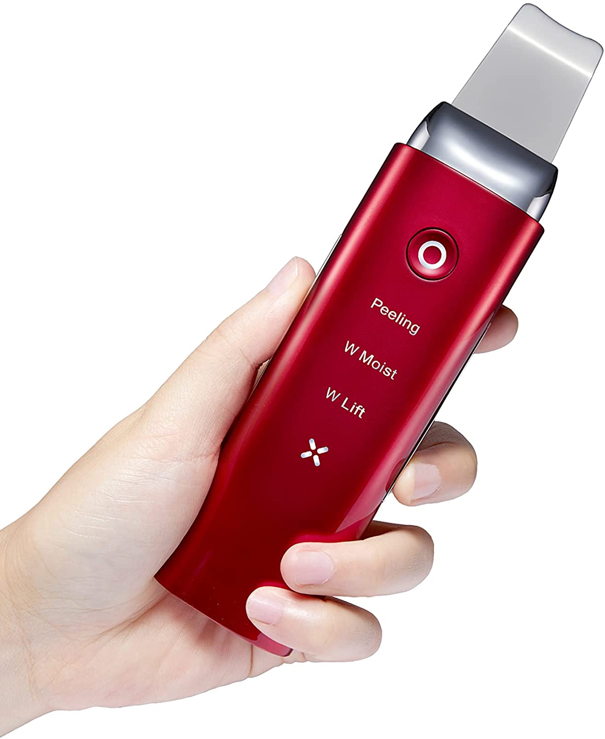 COSBEAUTY ウォーターピーリング 超音波美顔器【ピーリング+イオン導入+リフトアップ】超音波ピーリング アクリアルピーリング IPX5防水 毛穴ケア 角栓取り いちご鼻 黒ずみ 日本語説明書付き