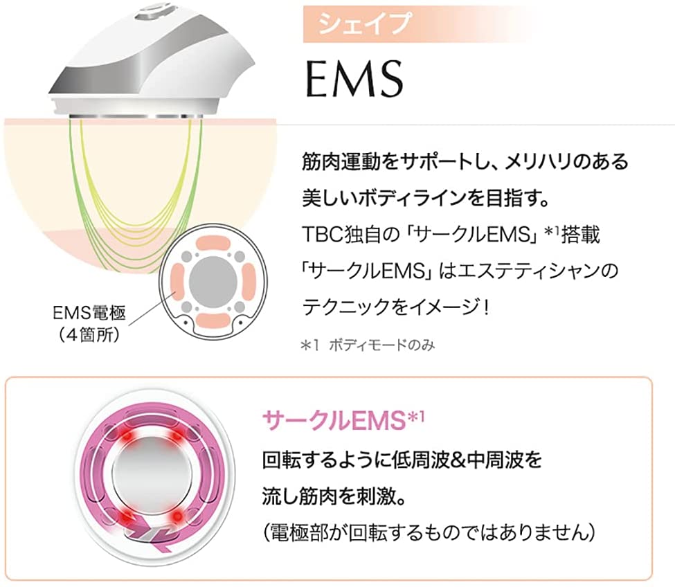 TBC エステティックTBC ヒートキャビシェイプ PRO（家庭用 複合美容器 ボディケア フェイスケア）